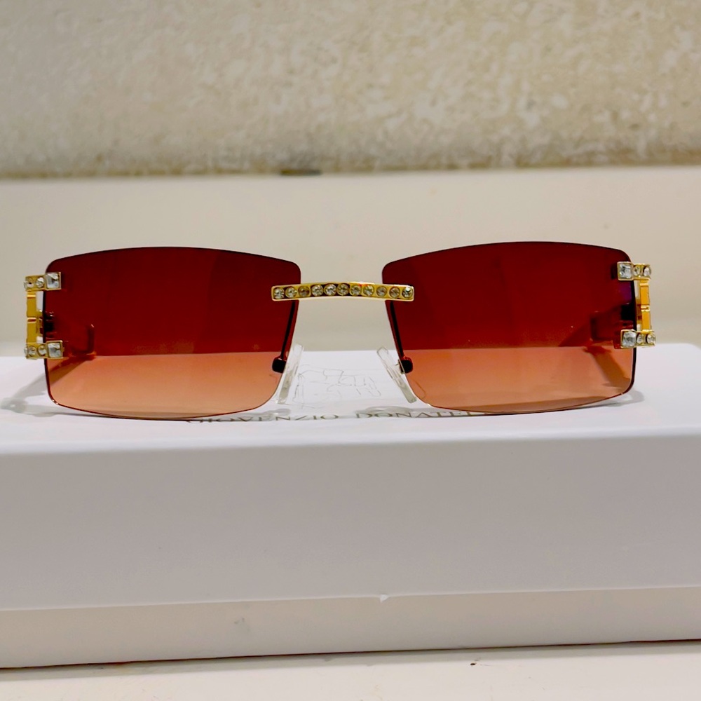 GIOVENZIO DONATELLO Brown Sunglasses